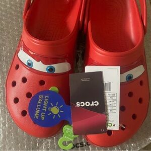 Lighting McQueen crocs size 11